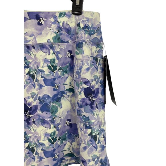 Skechers Womens Go Walk High Waisted Purple Floral Skort Womens Size 2XL - Picture 4 of 8